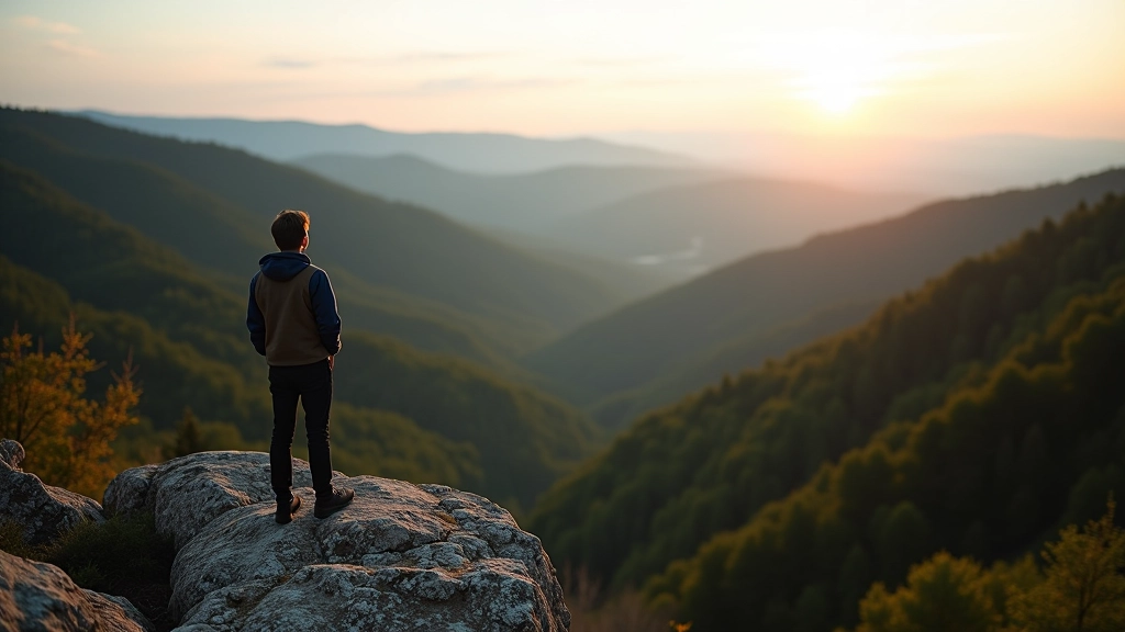 Scenic viewpoint overlooking Czech landscape