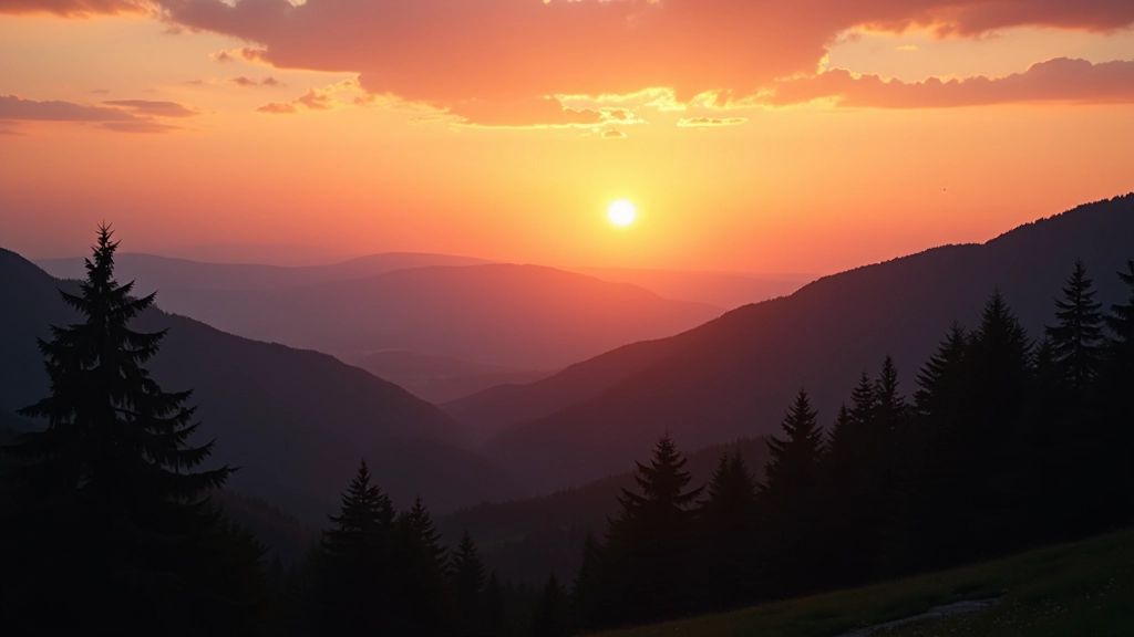 Golden hour landscape photography in Czech Republic